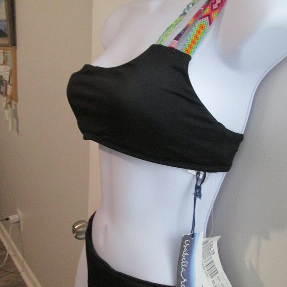 Isabella Rose One-Shoulder Bikini Set Maui Fit Bottom Friendship Bracelet NWT - Picture 10 of 11